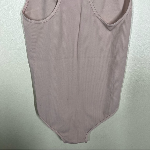 Free People Intimately Womens Move Along Ribbed Bodysuit Neutral Size M/L - Picture 6 of 9